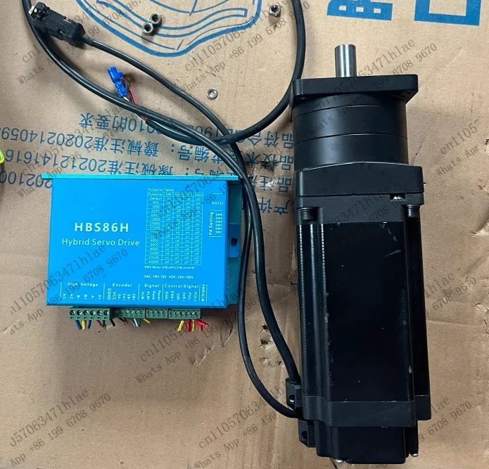 HBS86H Stepper Driver Motor Set, 86 Closed-Loop Hybrid Servo Motor Driver: HBS86H 86CF15060-1000 Reduction Gear Model: Cf86PX-4