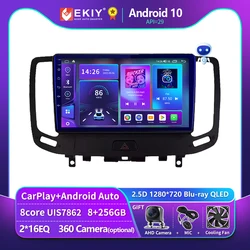 EKIY T900 For Infiniti G4 G25 G35 G37 2006 - 2013 Car Radio Multimedia Video Player Navigation GPS Android Carplay No 2 Din DVD