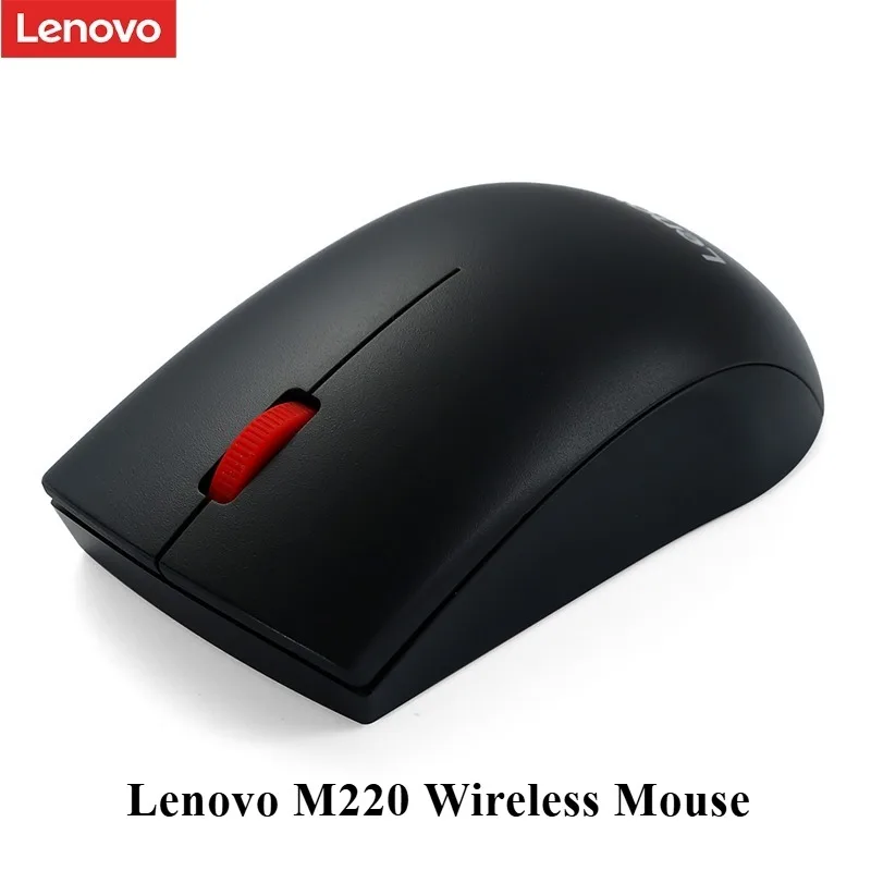 

Беспроводная мышь Lenovo M220, световая звуковая мышь, классическая красная точка, беспроводная компьютерная мышь M220, аксессуары для ноутбуков