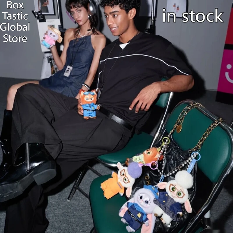 

Original Miniso-Zootopia Series Vinyl Plush Blind Box Nick Judy Action Figure Fashion Bag Pendant Cartoon Collection Toy Gifts