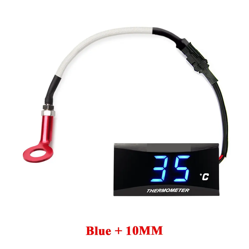 Koso motorfiets cilinderkop temperatuursensor mini vierkante digitale instrument voor nmax 125 XMAX 250 300 NMAX Universele Gauge