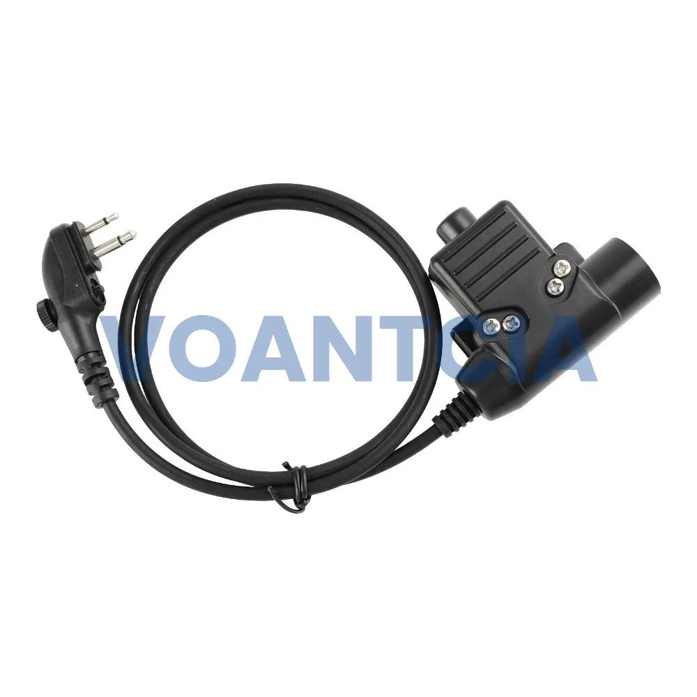 

Tactical U94 PTT Headset Adapter for PD505 PD500 TC-508 TC-500S TC-580 TC-610 TC-600 TC-610 TC-618 TC-620 TC700 TC-2110B