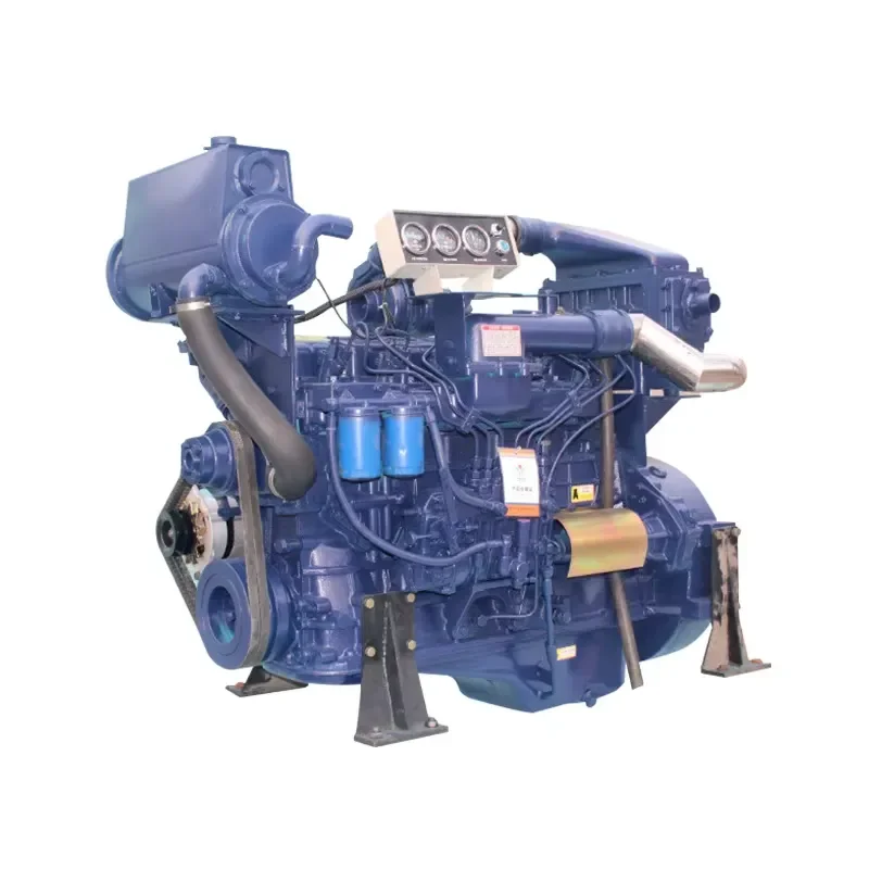 Weifang Ricardo 120kw Electric Start 4 Stroke Multi-cylinder Water-Cooled Marine Engine for Boat Sea Water Pump
