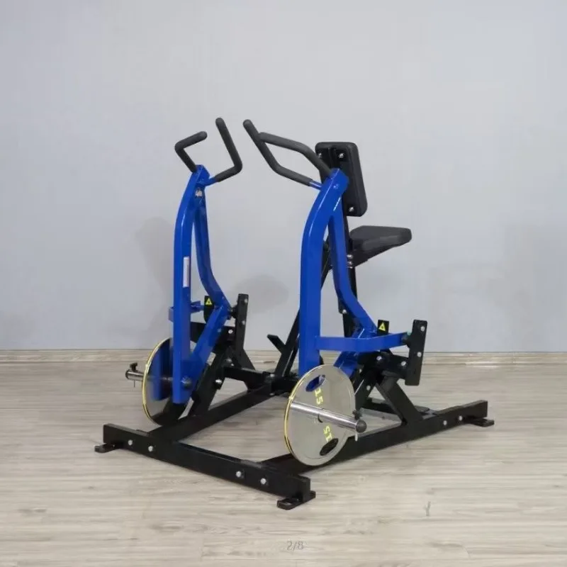 Heavy-Duty Laser-Cut Steel Multi-Grip Commercial Dual-Action Rowing Back Machine