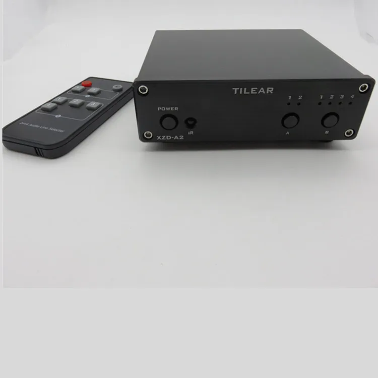 

Аудиопереключатель A2, 4-в-2-выход, переключение видео и аудио, переключение дистанционного управления