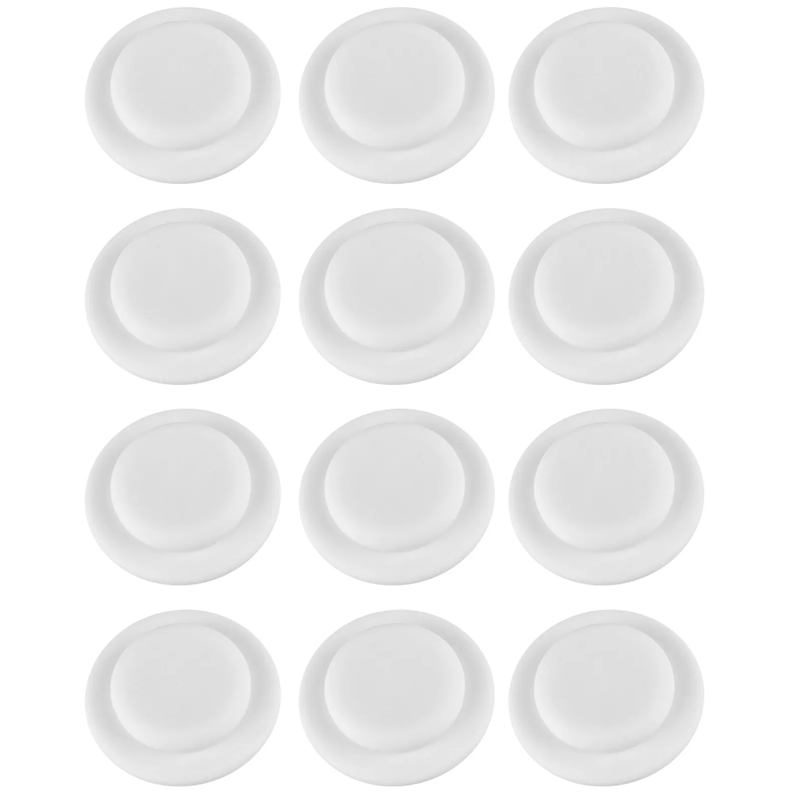 

1Set Silicone Milk Storage Cup Seal Gasket Milky White Frosted 5Cm Outer 3.5cm Inner Heat Resistant 200C Leak Proof Travel