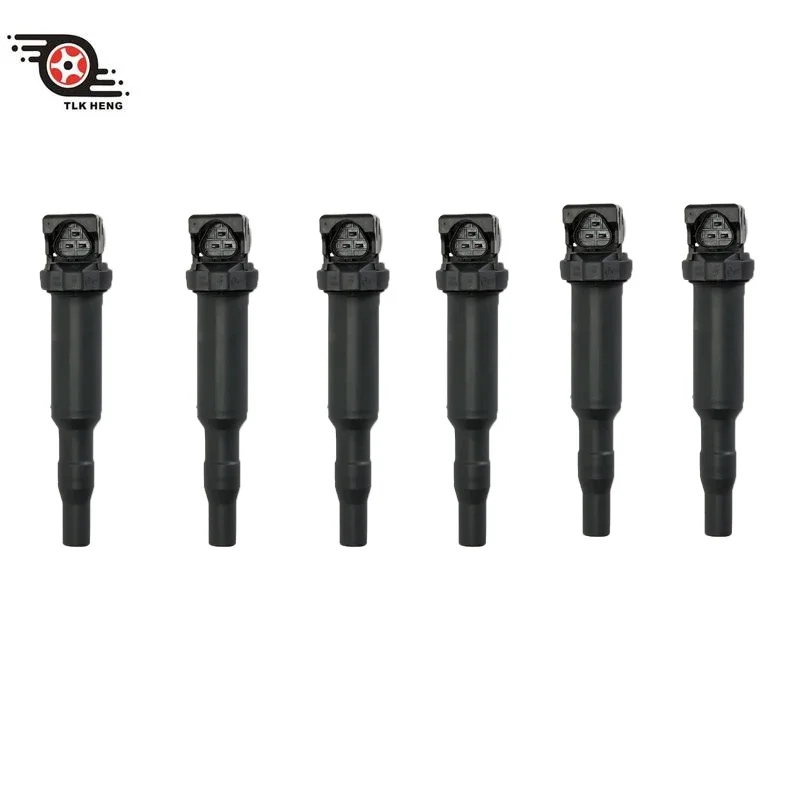 

6 Ignition Coil for BMW X3 X5 M5 Z4 3.0L E60 F10 E61 F11 125i 335i 535i 523i 525i 530i 550i 2001-2016 OE 0221504470 12137594937