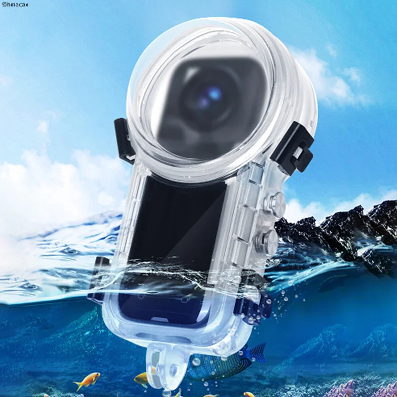 Invisible Dive Case 50M Waterproof Housing Cover Underwater Diving Box Shell Protect Frame For Insta360 X4 Camera Accessories