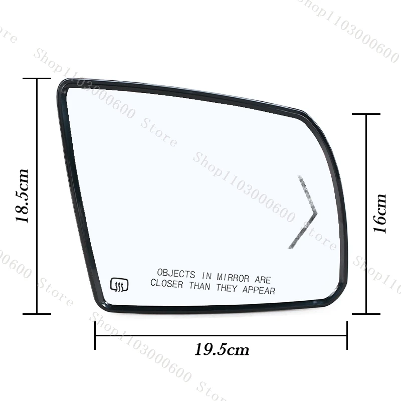 Für Toyota Tundra 2007-2020 / Sequoia 2008-2017 Auto Außen Rück Seite Spiegel Objektiv Glas Mit Erhitzt 87903-0C030 87906-0C032