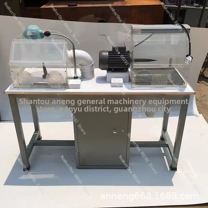 Double-position micro-consumption grinding machine Double-position dust washing and polishing machine Double-head cloth wheel be