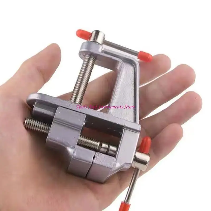 Precise Mini Vise Clamp For Artisans Home Workshops Easy To Mount Convenient Use C7AC