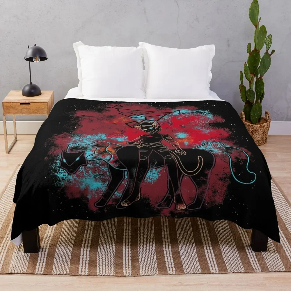 

Catra and Melog Throw Blanket Warm Plush Fuzzy Blanket for Living Room