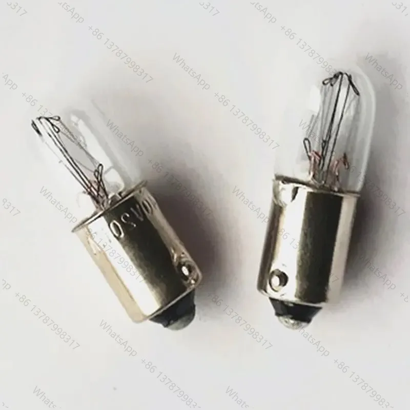 Instrument Indicator Lamp B9 Small Bulb 110V 130V 220V 20MA E10 Screw Miniature Bulb Warm Light 10pcs