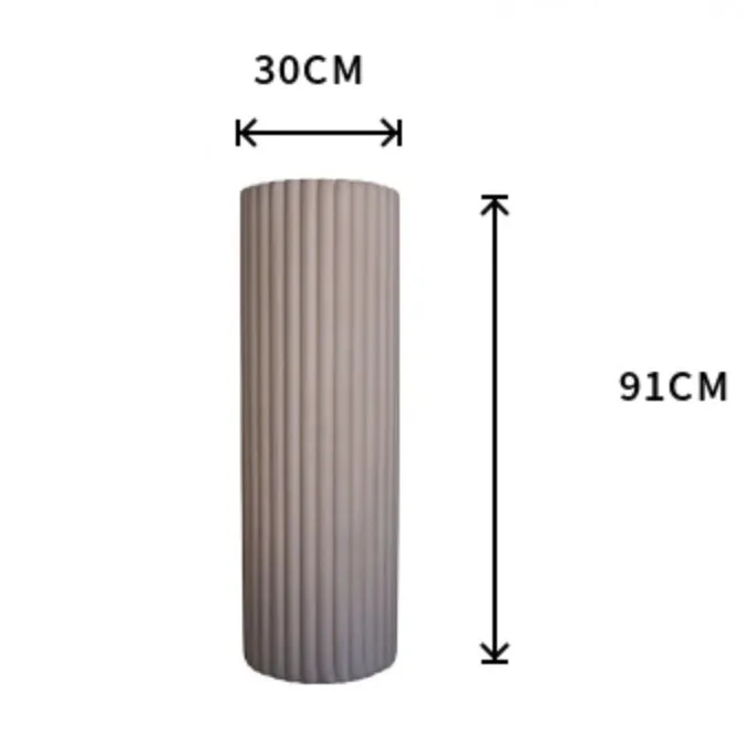 

Simple modern master design art cylinder Roman column edge few retro high display stand classic