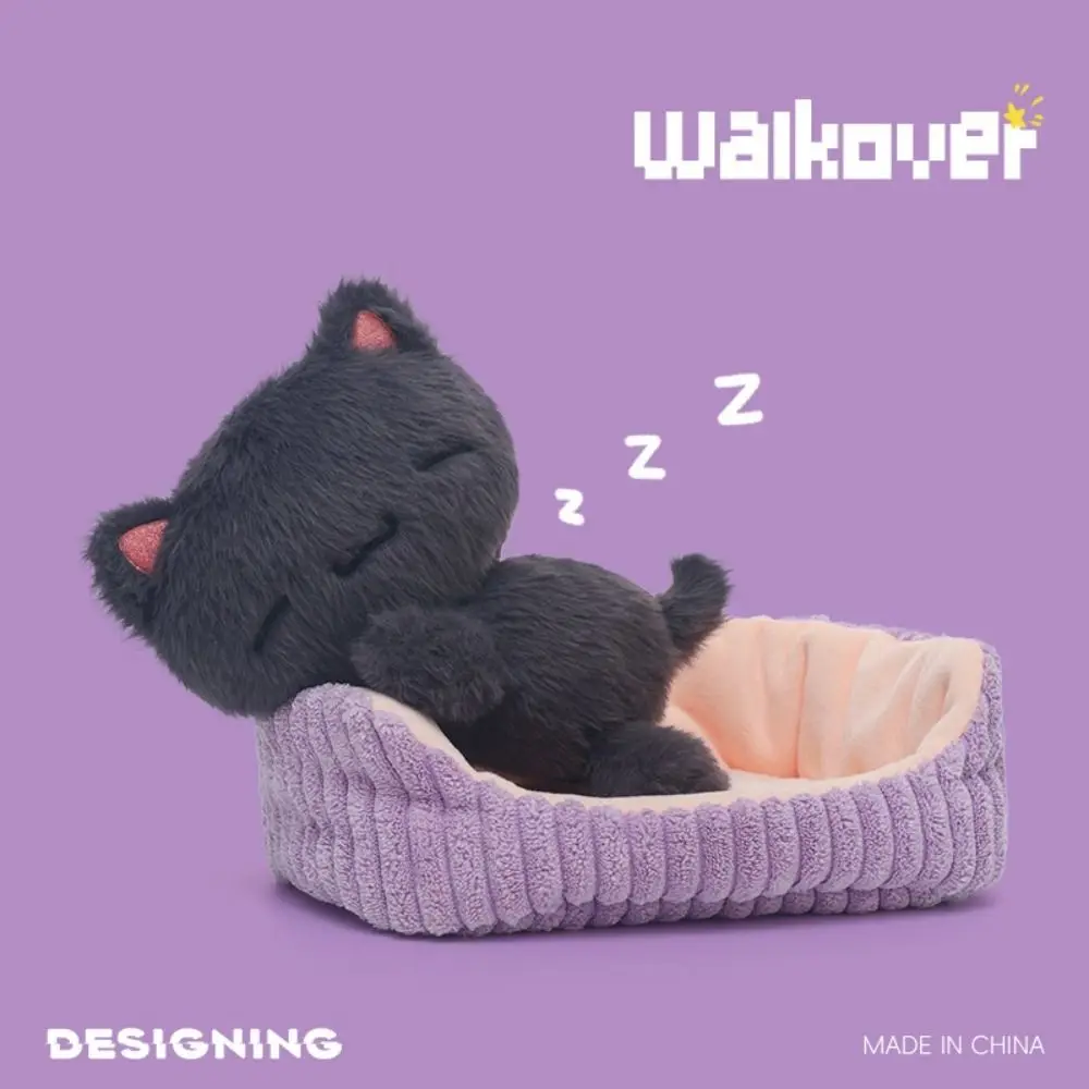 

Stuffed Animal Lying Capybara Home Decoration Cuddly Plushie Black Cat Plush Cartoon Kawaii Lying Kitten Dog Birthday Gifts