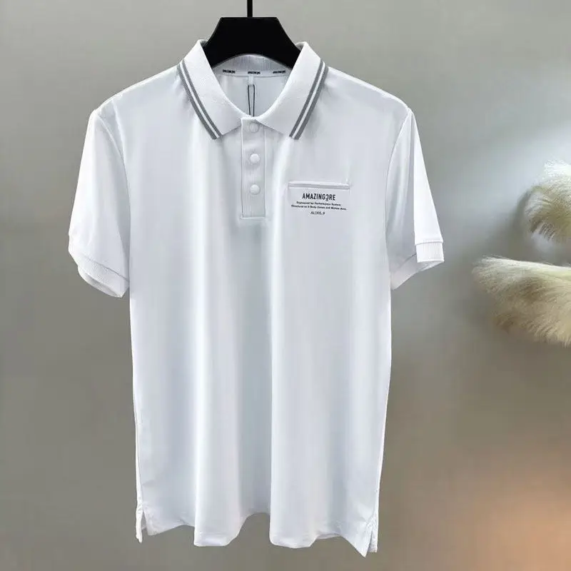 2026 Men's Skull Graphic Golf Polo Shirt Summer Quick Dry Short Sleeve Outdoor Sport Turn Down Collar Tee