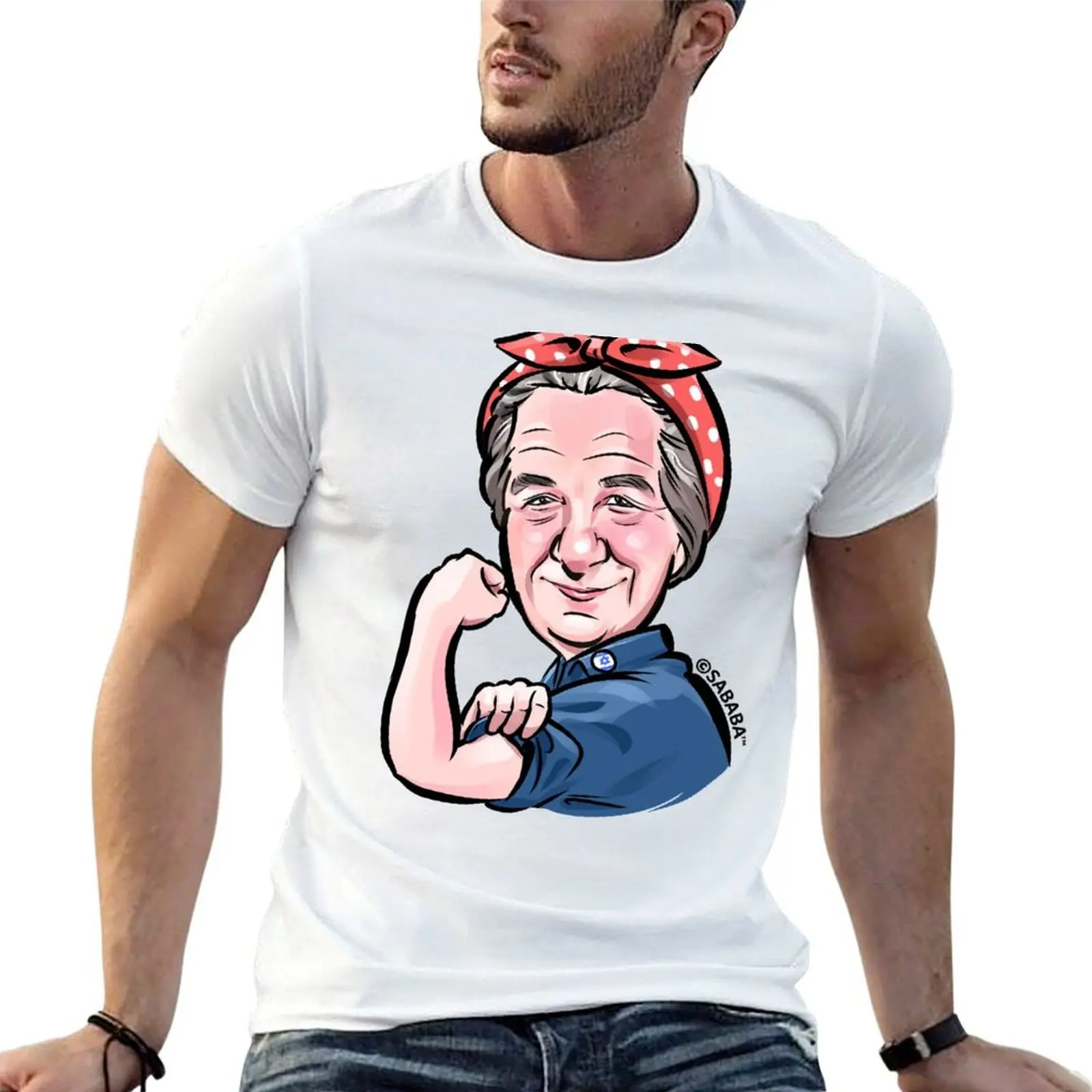 

t cotton man PM t Meir Golda Flag Funny Female man shirts Graphic Girl shirt Power T-Shirt plain Israeli