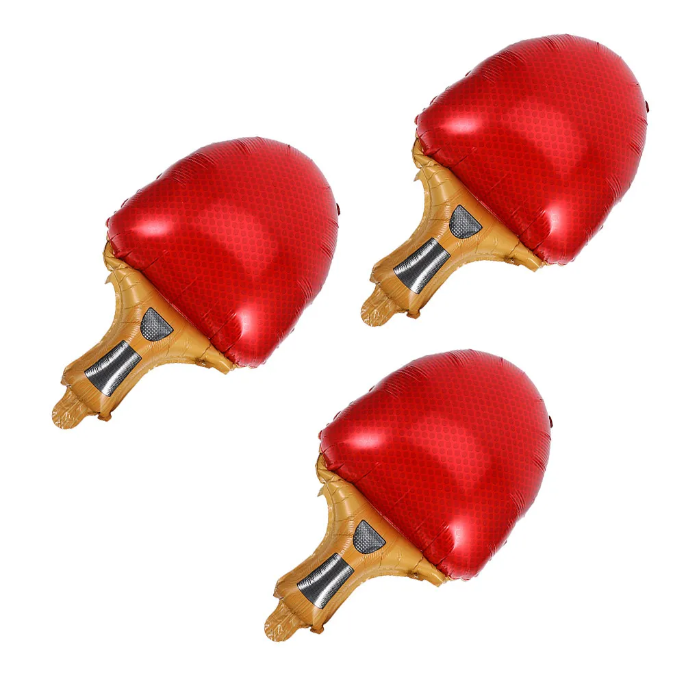 

3Pcs Lightweight Portable Table Tennis Balloons Versatile Sports Decoration Set for Tennis Party Supplies Sports Theme Birthday