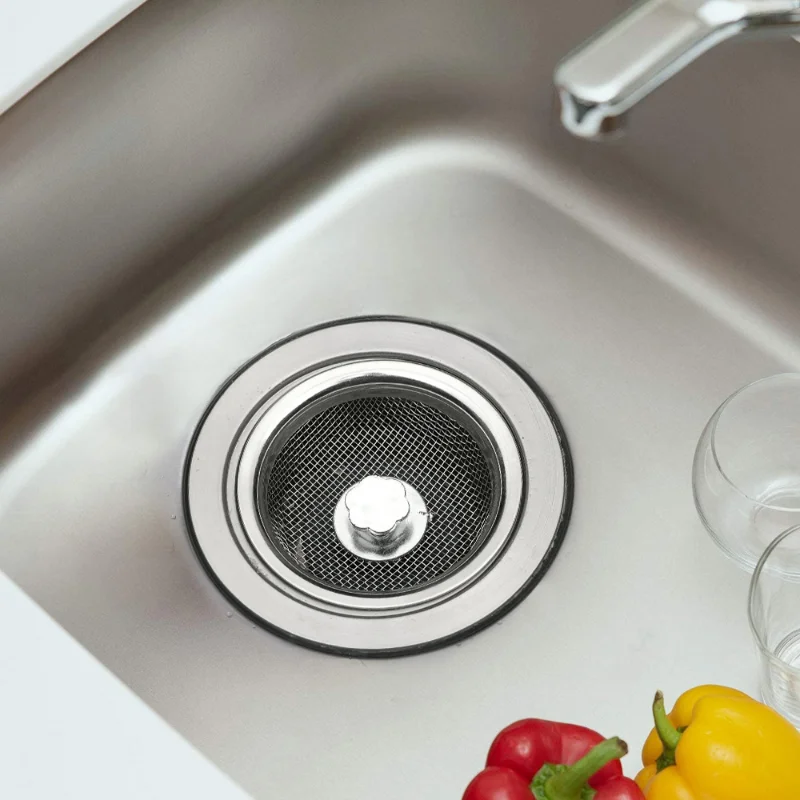 Filtro per lavello da cucina con ventosa, filtro per lavello, filtro per lavello da cucina, filtro per lavello con sacchetto a rete, filtro per lavell | Leroy Merlin