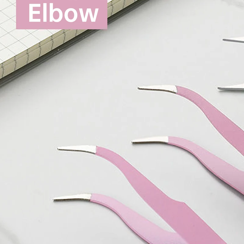 1Pc Stainless Steel Candy Macaron Color Precision Tweezer For Journal Scrapbooking Stickers DIY Tool Stainless Steel Tweezers