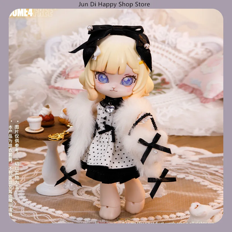 

COME4FREE повседневная серия Дженнифер послеобеденный чай BJD кукольная одежда 1/12 платье наряд для куклы OB11