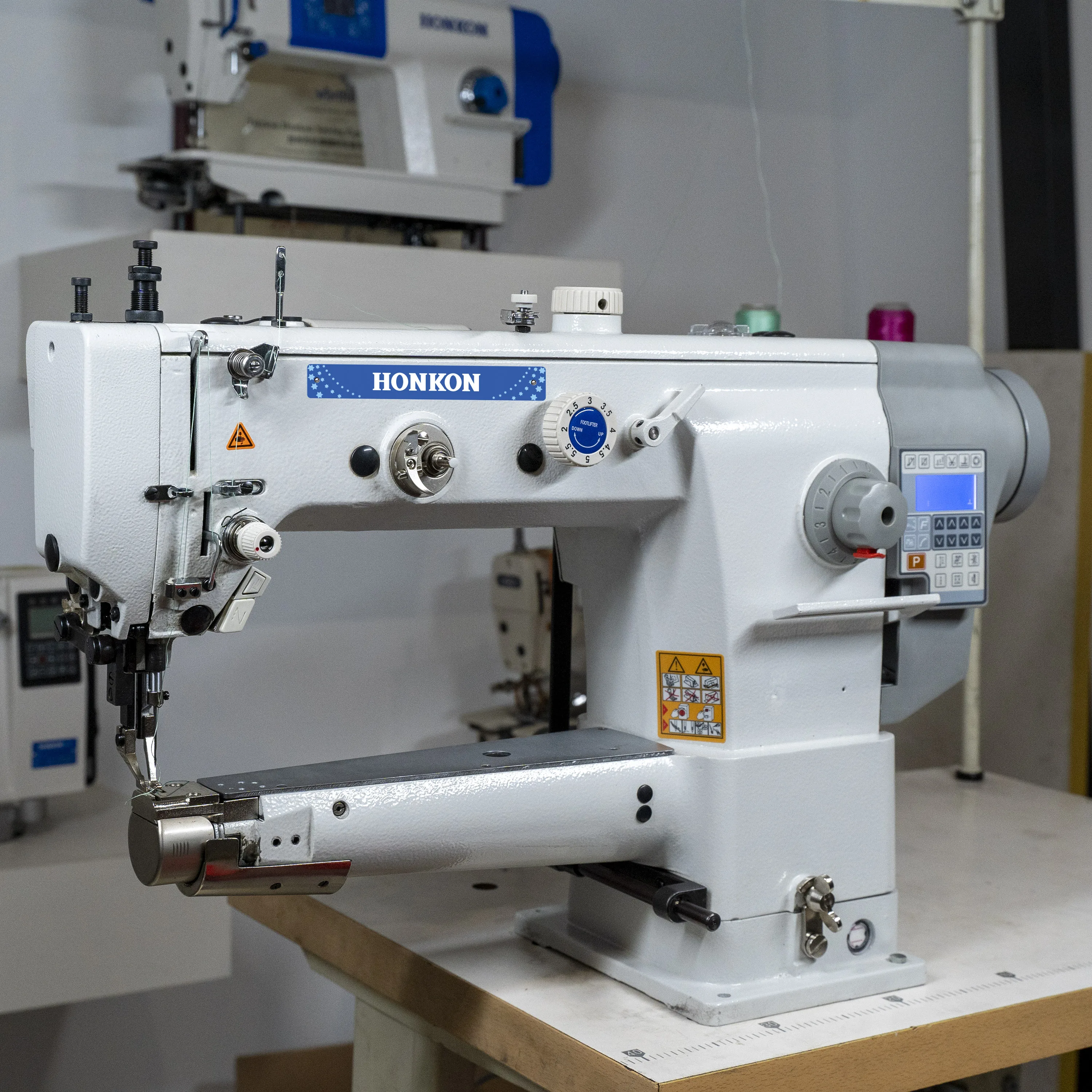 HK-8342E-D3 Horizontal Single-- Mixed-Feed Synchronous Industrial Sewing Machine