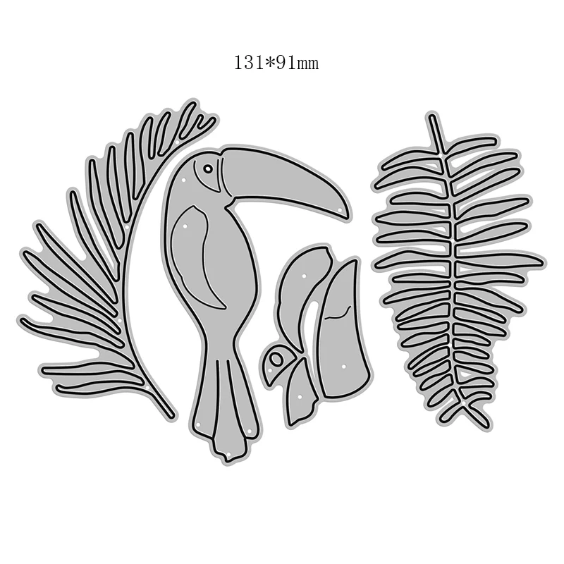 New 2022 Beautiful and Lovely Parakeet Metal Cutting Dies For DIY Scrapbooking Card Making Embossing Craft Decorative No Stamps