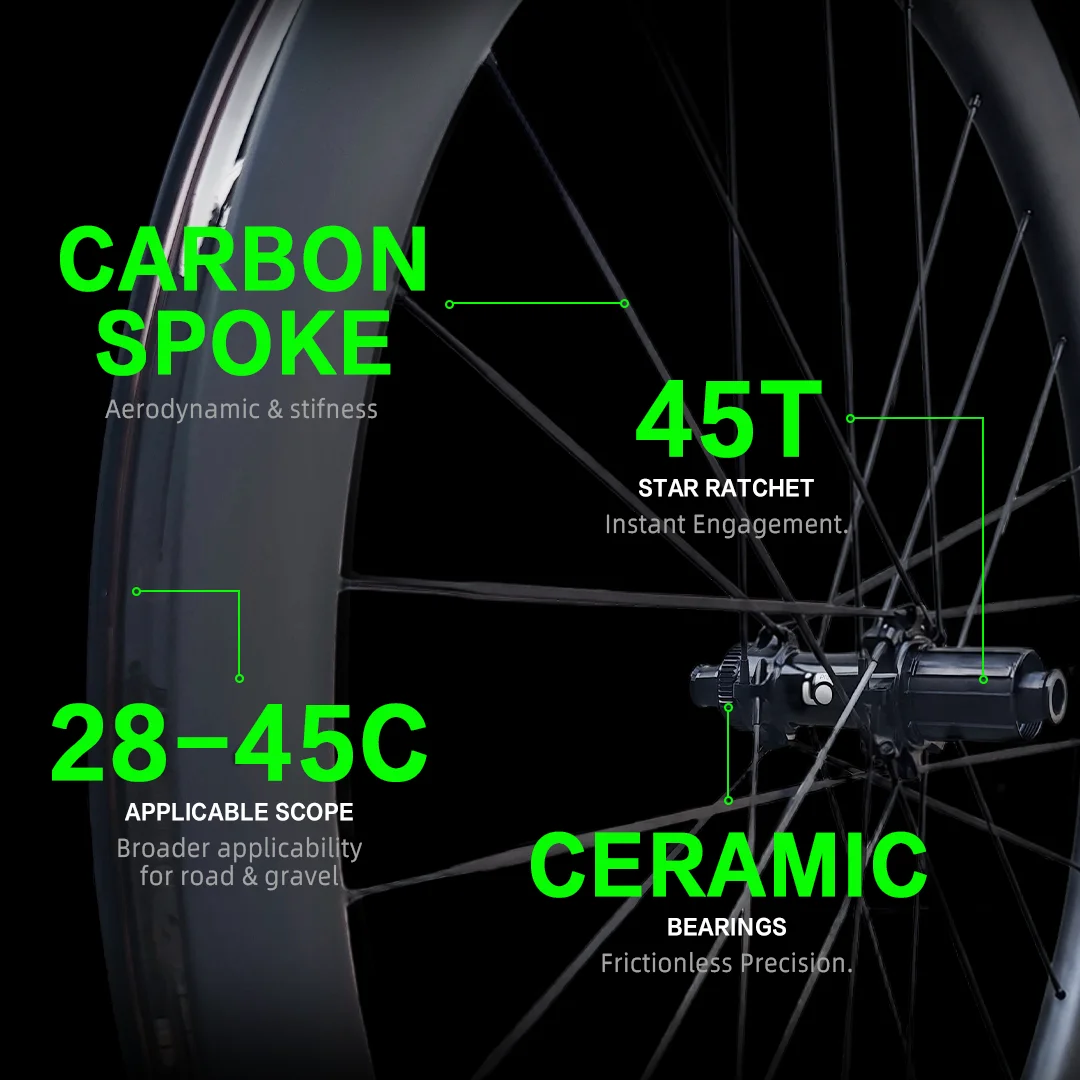 10PLUS 4,5mm Carbon-Speichen-L – Gravel Bike Wheelset Carbon 700C Bewertung und Preis
