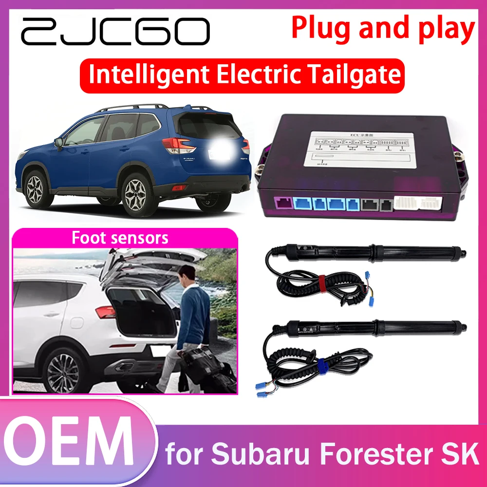 ZJCGO Electric Tailgate Lift Drive Trunk Opening Tail Gate Lift Soft Close for Subaru Forester SK 2019 2020 2021 2022 2023