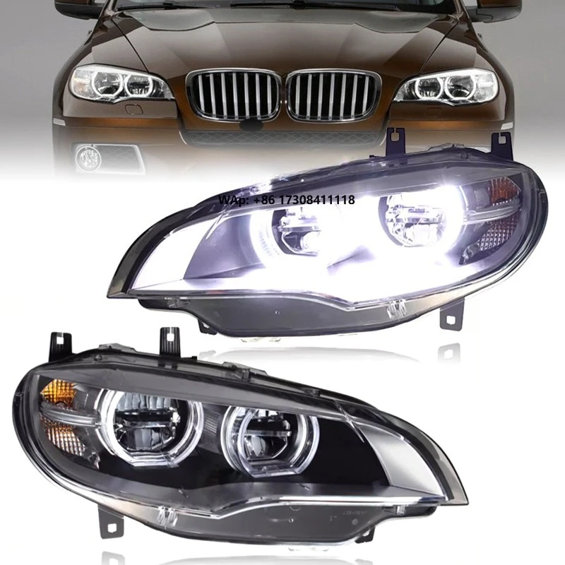 

Обновленные светодиодные фары для BMW X6 E71 (2008-2014) с функцией дневных ходовых огней