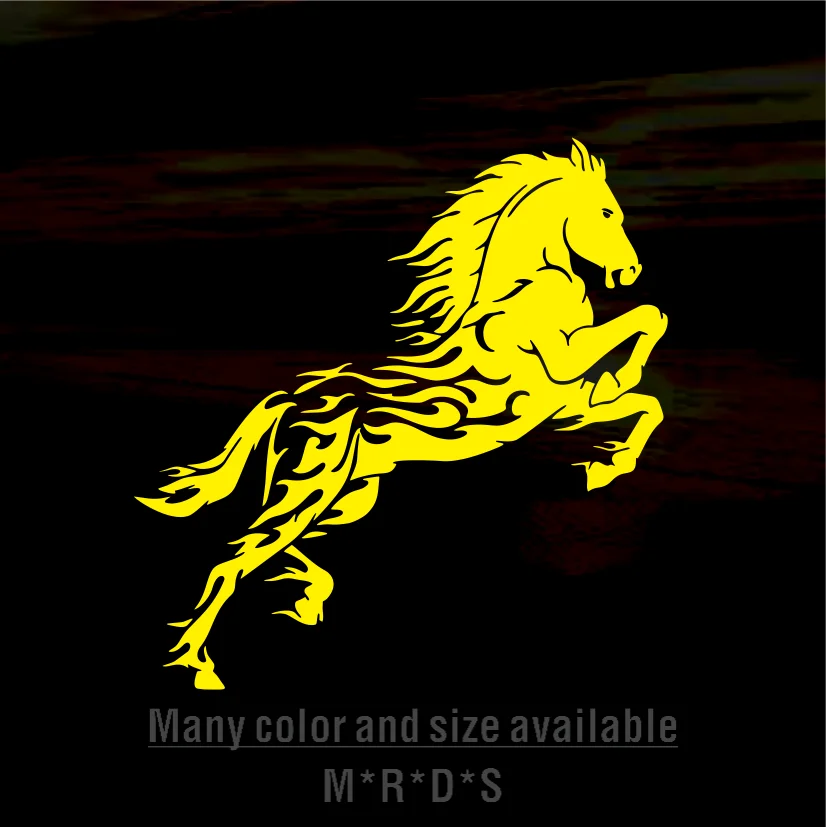 Paard Creatieve Accessoires Stickers op Motorhoes Krassen Sticker voor Auto Producten Persoonlijkheid, PVC Exterieur Onderdelen