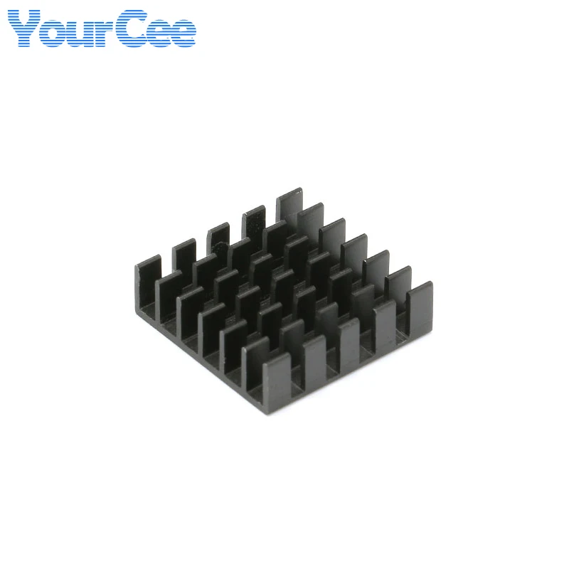 10pcs/2pcs Heatsink 20*20*6mm Black Radiator Cooling Fin Aluminum Cooler Heat Sink 20X20X6mm