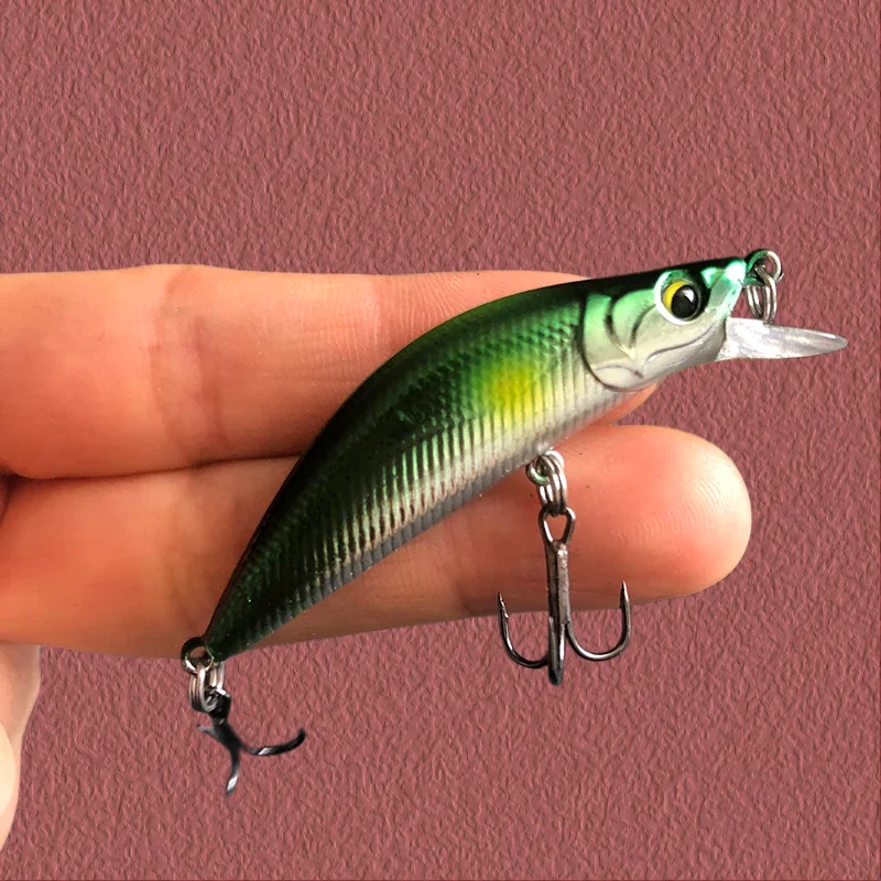 Künstlicher Mini-Minnow Major Craft Finetail Eden 50s Pesca Köder 50mm 4,5g Sinkender Flussfischköder für Forelle, Zander und Bluegill – Detail 2