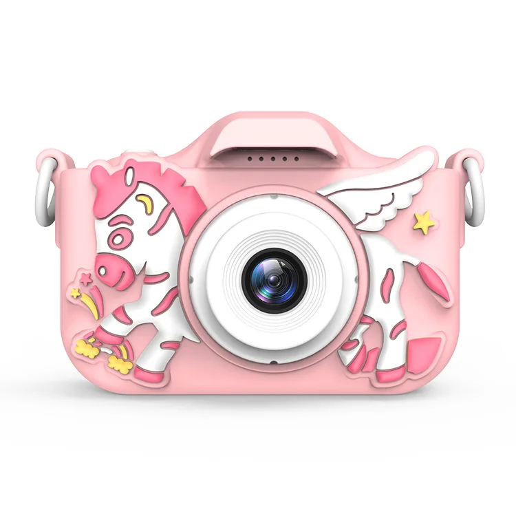 

New cartoon 4000W high-definition front and rear dual camera children's camera digital camera SLR camera male and female gift