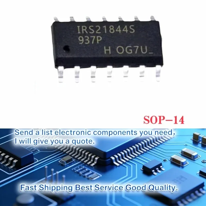 10PCS/Lot Original IR21844STRPBF  IRS21864S IR21844S IRS21844STRPBF IRS21844S STRPBF SOP-14 Dower Driver IC Chip