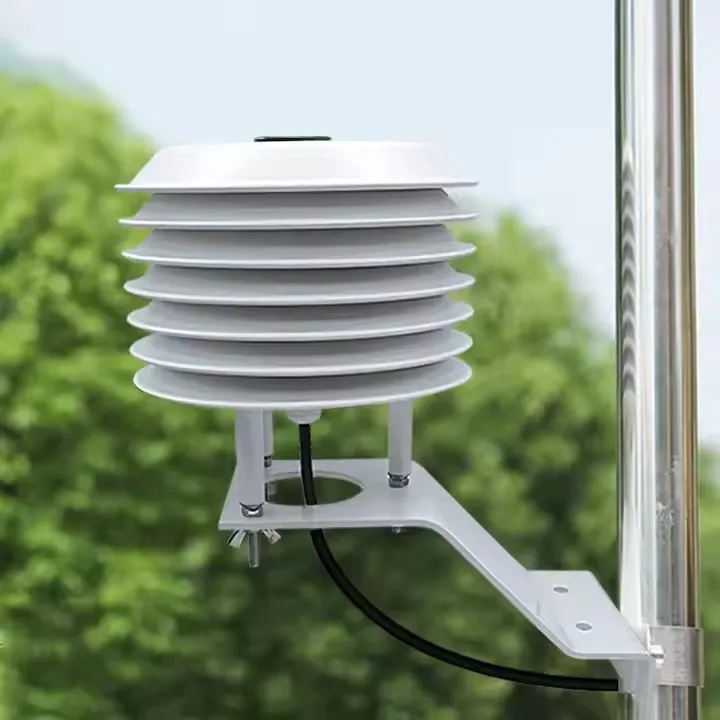 

Настраиваемая станция контроля погоды на открытом воздухе из АБС-пластика Поддержка OEM и ODM Термогигрометр Метеорологическая станция