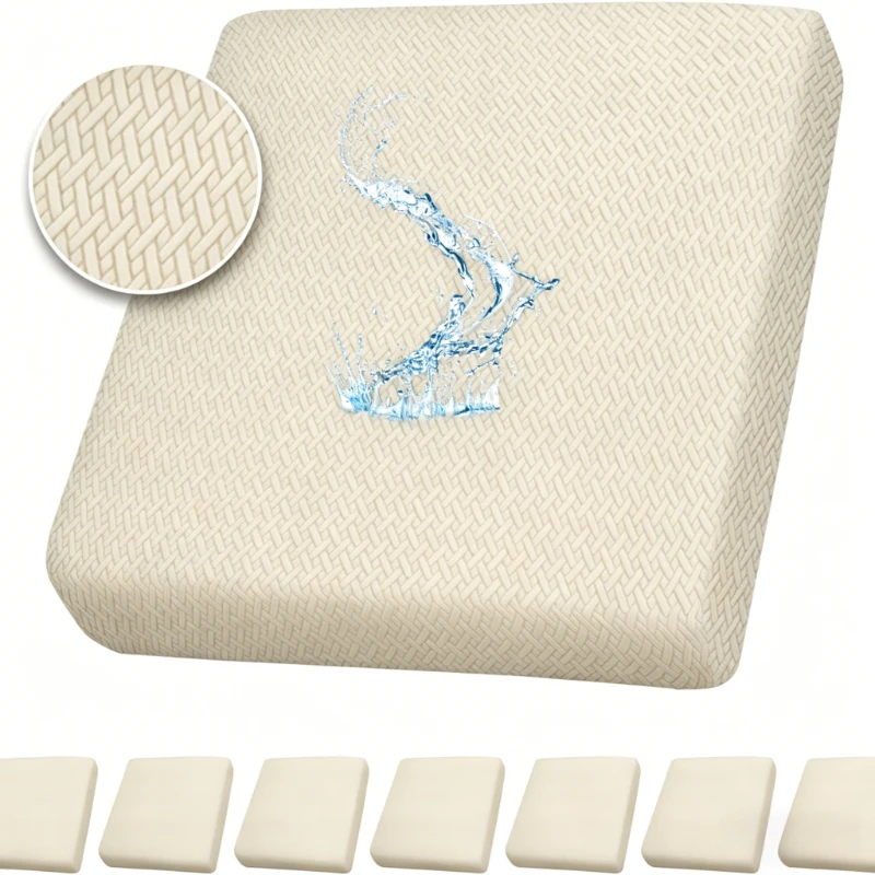 Waterproof Outdoor Sofa Cushion Covers Patio Cushion Covers Furniture Stretch Patio Couch Covers Replacement Slipcovers 2026