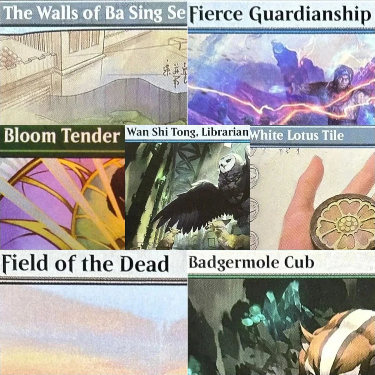 

TLA/TLE Badgermole Cub Deadly Rollick Entomb Magical Proxy Cards - Top Quality Board Game Trading Cards for Playing