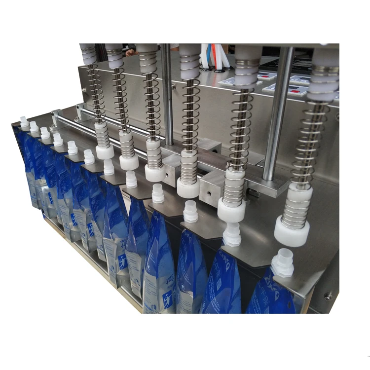 6 Head Honey Stick Cream Heating Tank Paste Packing Machine High Viscosity Liquid Water Filling Machine