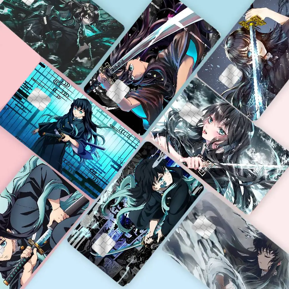 Muichiro Tokito Anime Young Creidt Card Debit Card Sticker Film Case Front Tape For Small Big Chip No Chip