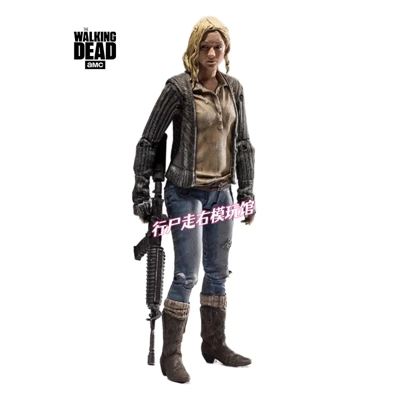 【Inventory】Original BETH GREENE Walking Dead Movie 5 Inch 1/12 Action Figures Scale Model Children's Collectible Toys