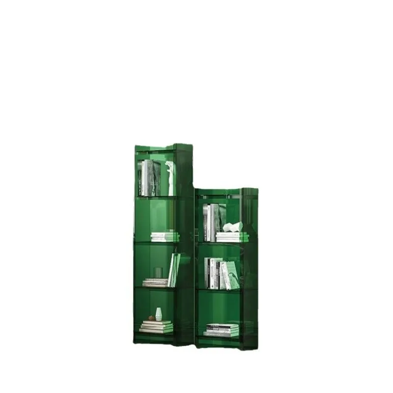 

Acrylic display cabinet, living room study storage display shelf, floor bookshelf