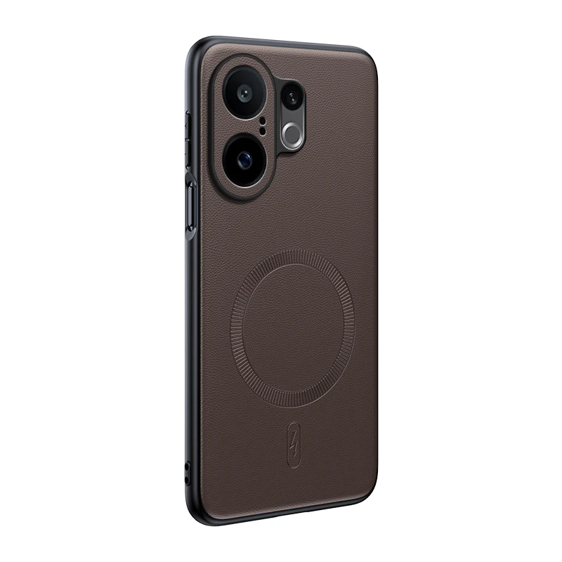 Für VIVO S30 Pro Mini: Magnetische Schutzhülle aus Leder, Anti-Fingerabdruck, rutschfest, aus PC+TPU. – Detail 4