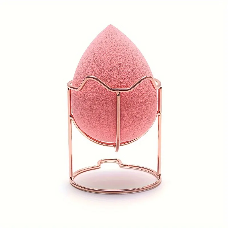 1pc Makeup Sponge Holder Drying Stand, Cosmetic Egg Powder Puff Storage Rack, Breathable Beauty Sponge Display Organizer view 2