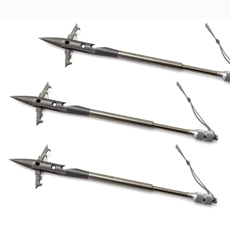 

Professional Fishing Metal Harpoon Slingshot Fishing Extended Metal Material Special Barbed Dart Shooting Fish Accessories