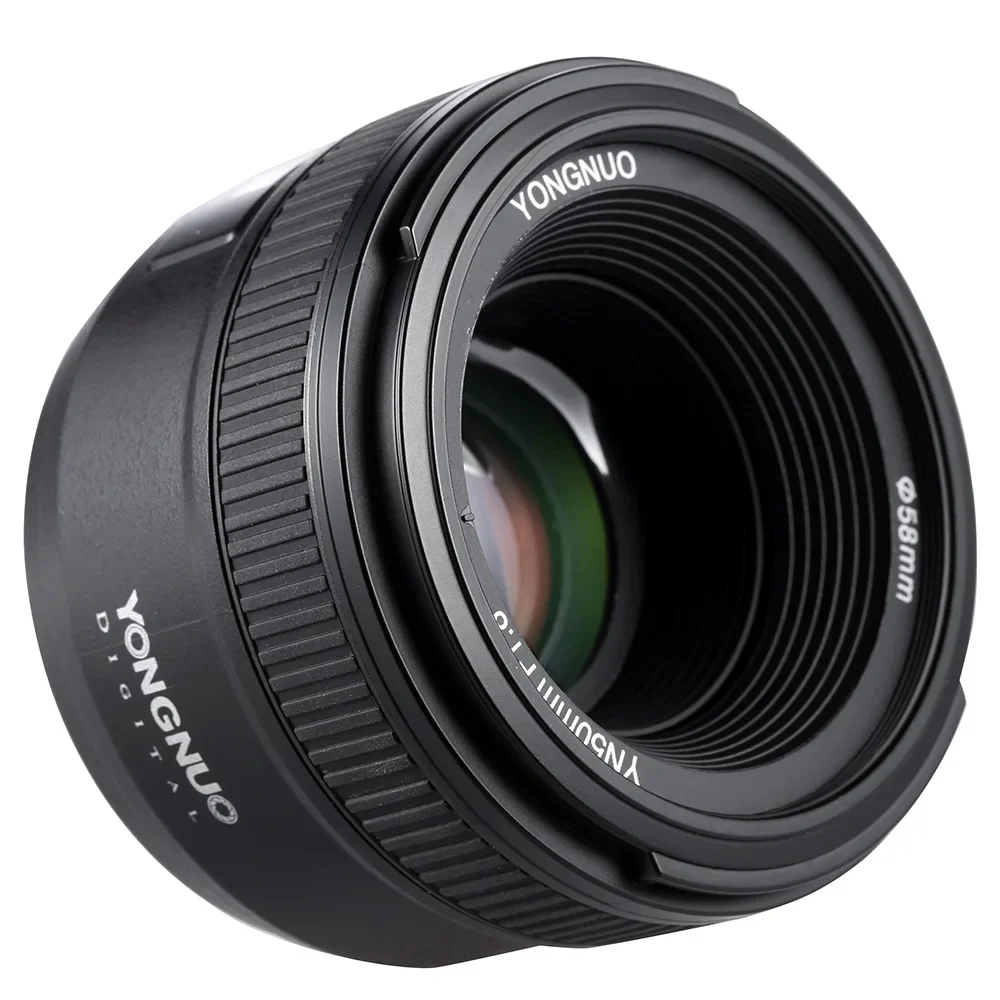 Original YONGNUO Auto Focus YN50mm F1.8 N YN50N AF Lens, Large Aperture,Compatible With Nikon D3100,D5500 And Other DSLR Cameras