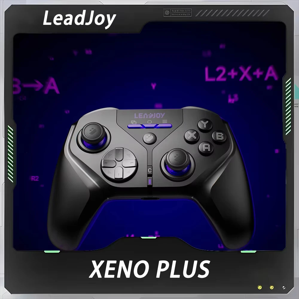 LeadJoy XENO PLUS Gaming Controller Motion Shooting ABXY Micro Button TMR Joystick Hall Linear Trigger Gamepad For Pc Witch2 FPS