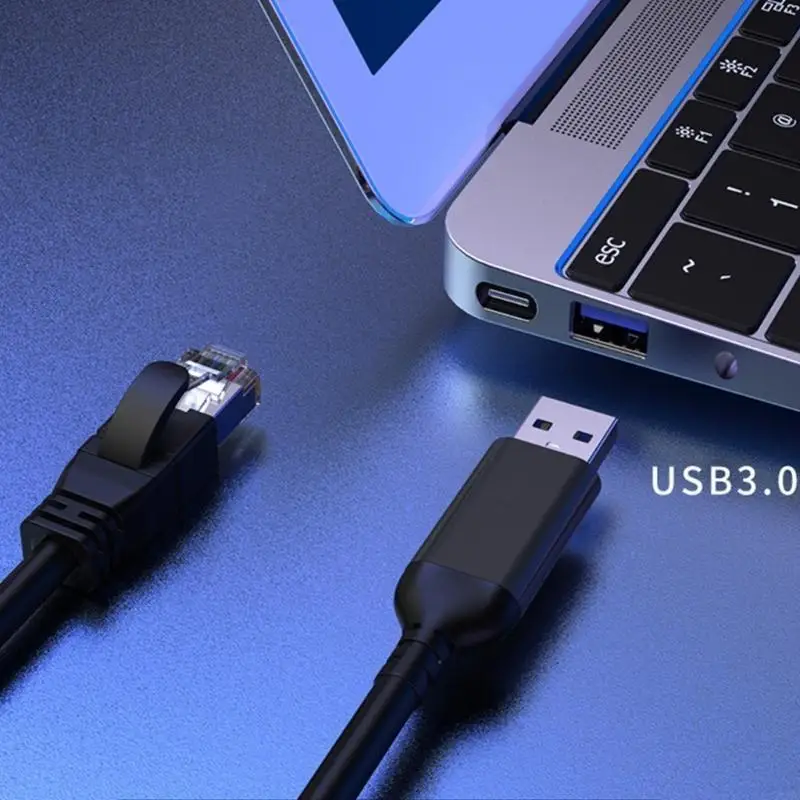 C90F USB3.0 إلى RJ45 محول Ethernet USB إلى RJ45 دعم محول شبكات Ethernet Gigabit Dongle Converter للكمبيوتر الشخصي