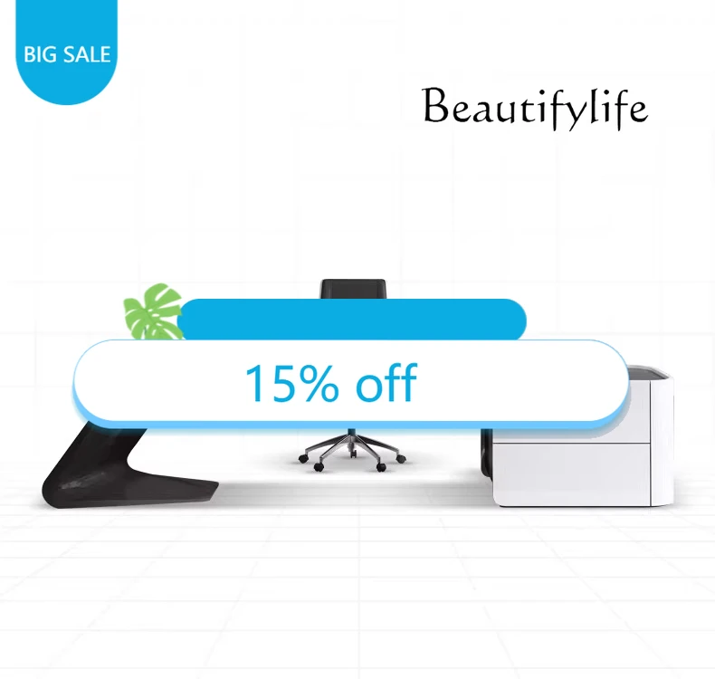 Y Designer Painted Desk Senior President Boss Desk Large Class Desk Fashion Creative Simple And Modern