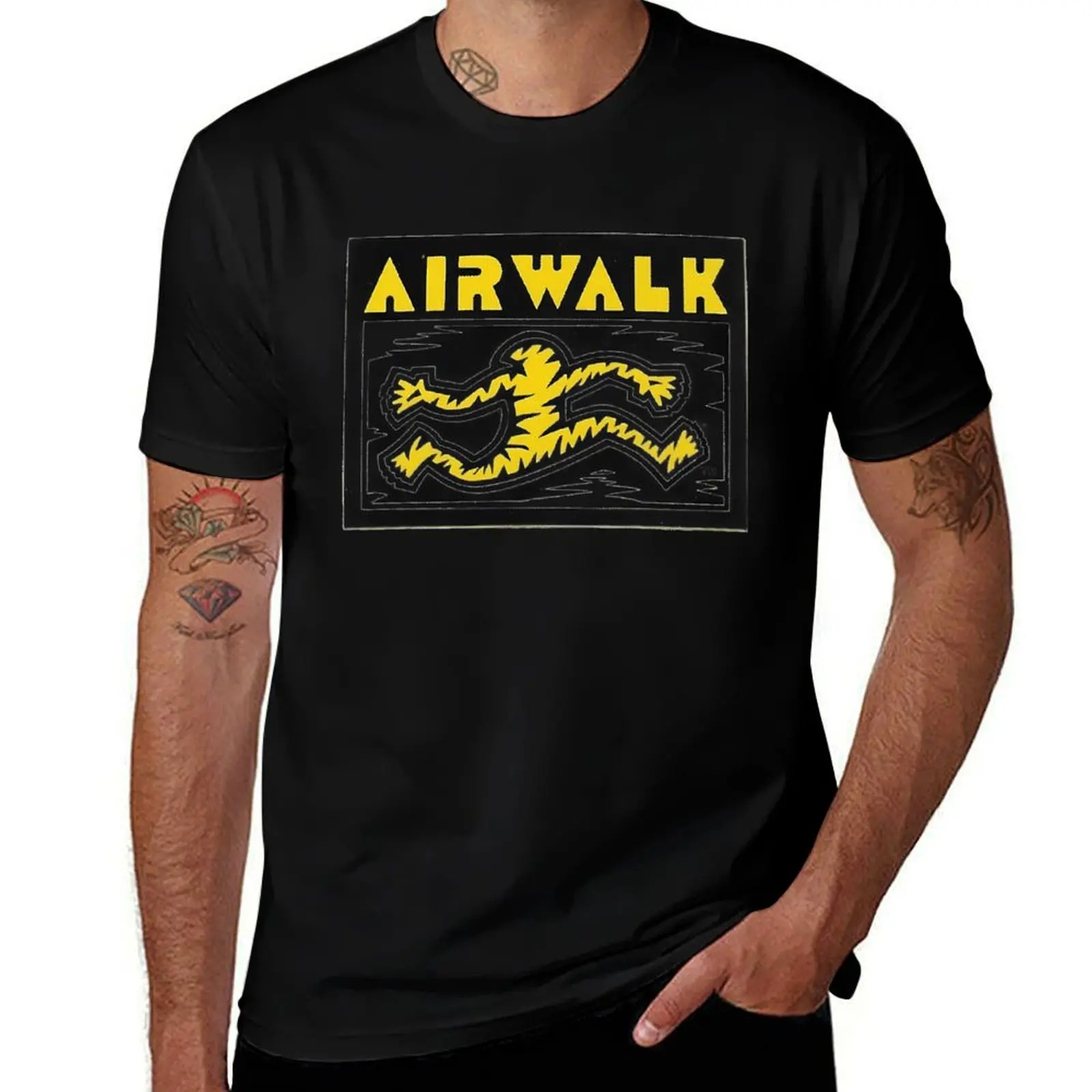 Running man, Airwalk shoes skateboard t shirt . T-Shirt aesthetic clothes anime sports fans anime stuff clothing for men